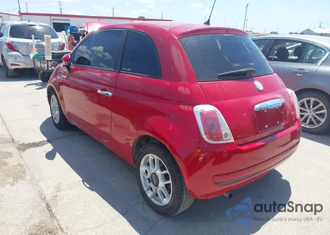 2012 Fiat 500 Pop из США, поврежденный, VIN 3C3CFFAR7CT125388